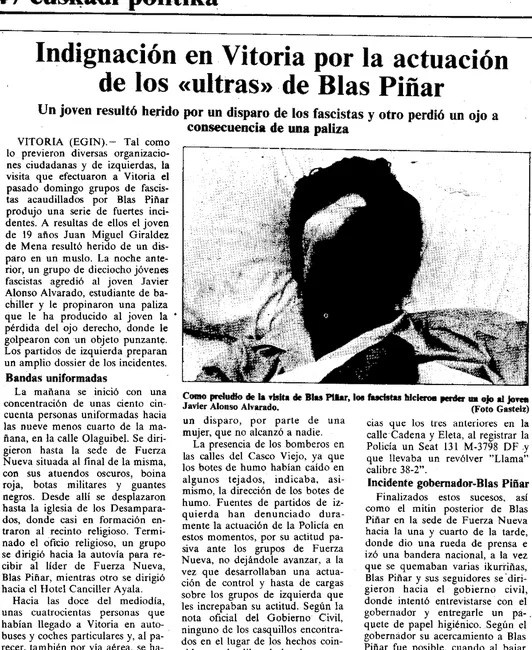 1980-2025: los fascistas ya campaban a sus anchas por Gasteiz hace 45&nbsp;años