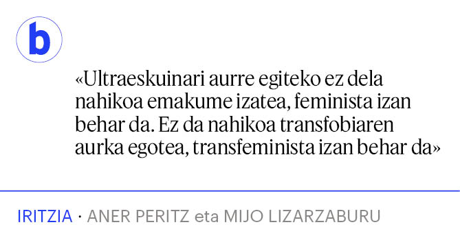 Ikasle Abertzaleak-en difamazioari zuzenketa: antifaxismo transfeminista edo&nbsp;patriarkala