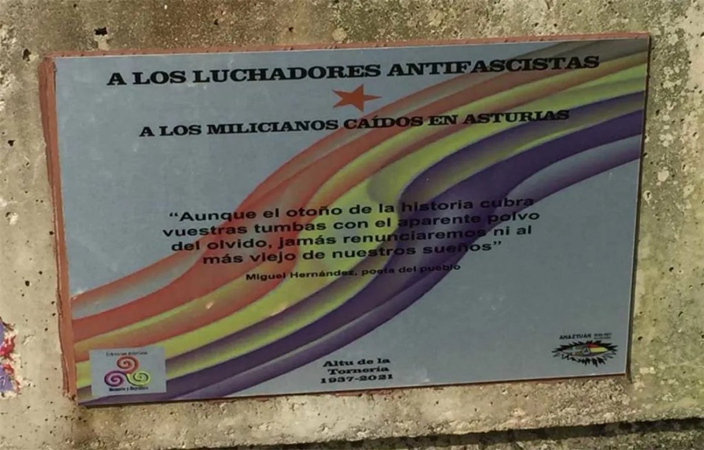 Siete lugares de memoria antifascista en&nbsp;Asturies
