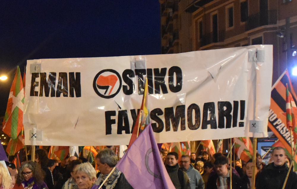 Faxismoaren kontra, edozein forma hartzen duela ere. BULTZA (EH-ML) antolakundearen&nbsp;oharra
