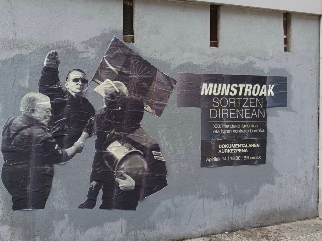 «MUNSTROAK SORTZEN DIRENEAN     XXI. mendeko faxismoa eta haren kontrako borroka» dokumental-aurkezpenaren kronikatxoa