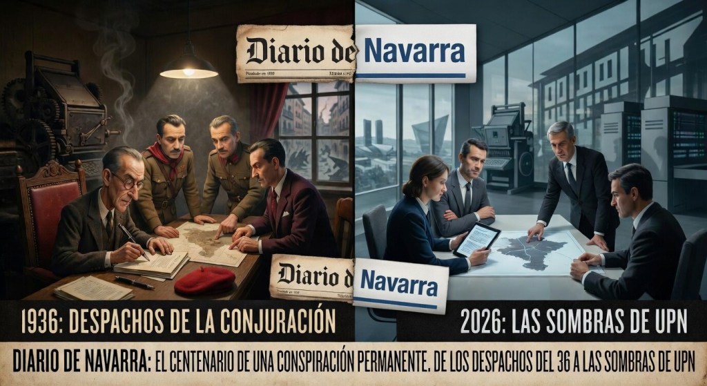 Diario de Navarra: El centenario de una conspiración permanente. De los despachos del 36 a las sombras de&nbsp;UPN.