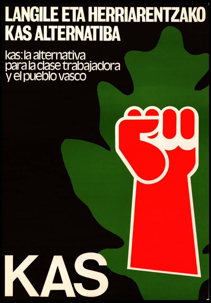 Duela 50 urte, frankismoarekin apurtzeko Euskal Herria-rentzat gutxiengo demokratikoak biltzen zituen KAS Alternatiba aurkeztu zuen ezker abertzaleak&nbsp;Iruña-n