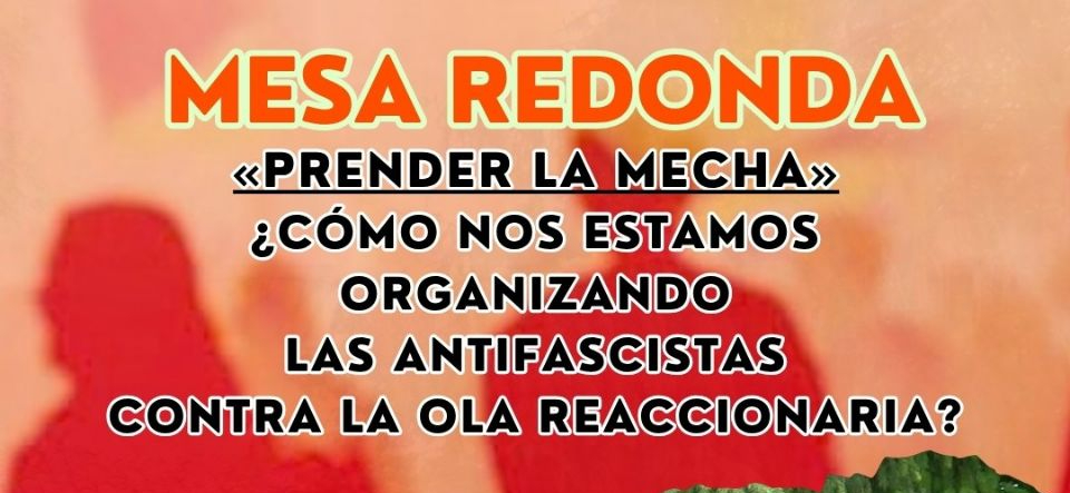 Mesa redonda antifascista en Cantabria con participación vasca